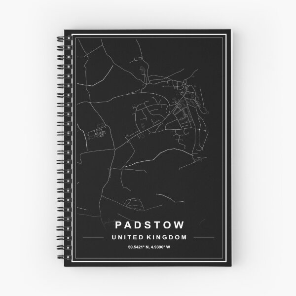 Item preview, Padstow Map designed and sold by SHAMPAIN-ART-CO.