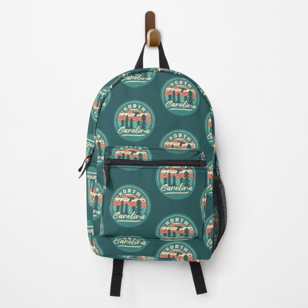 Item preview, North Carolina - Vintage Sunset - Travel Badge designed and sold by Amazing States of America.