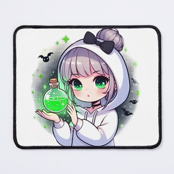 Item preview, Bangsbun – The Potion Apprentice with Glowing Green Magic designed and sold by bangsbun.