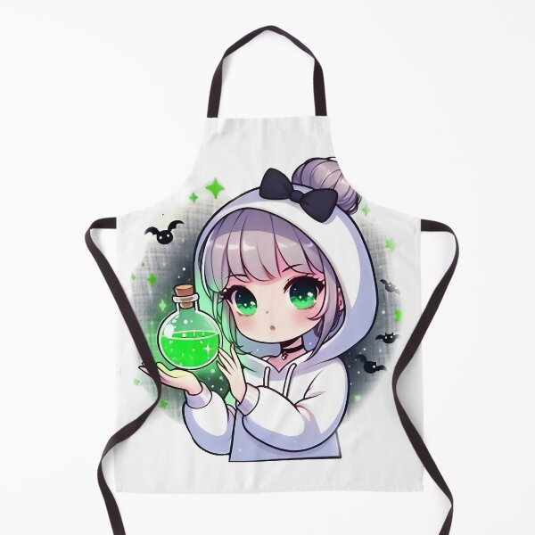 Item preview, Bangsbun – The Potion Apprentice with Glowing Green Magic designed and sold by bangsbun.