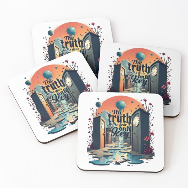 Item preview, The Truth Is Your Only Key Design For Conscious People designed and sold by UniqueDuoDesign.