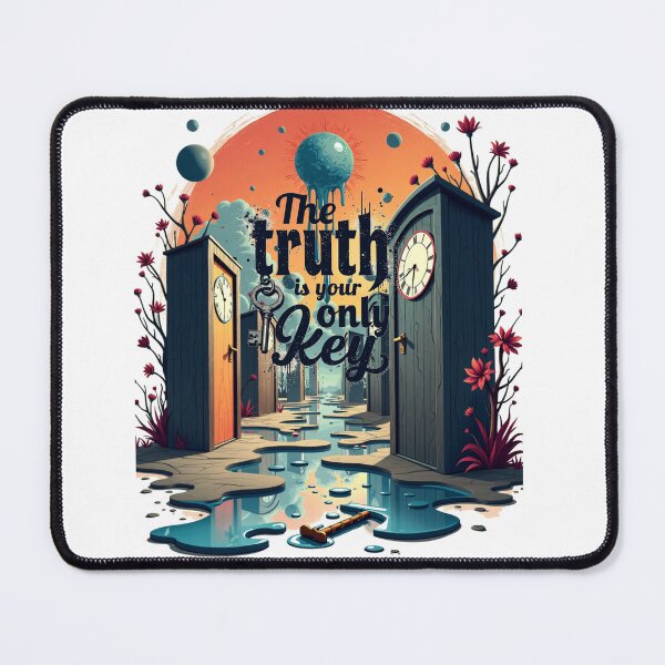 Item preview, The Truth Is Your Only Key Design For Conscious People designed and sold by UniqueDuoDesign.