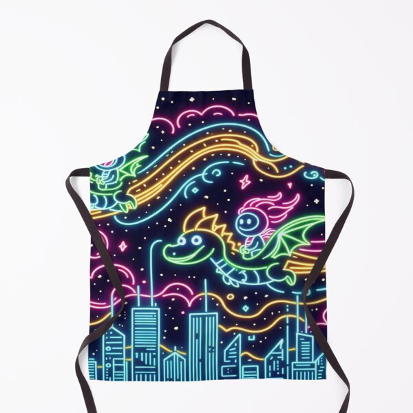 Item preview, falcon88 "Dragon Riders of the Neon Sky (Doodle Style) designed and sold by Imaginarium of Chaos falcon88 .