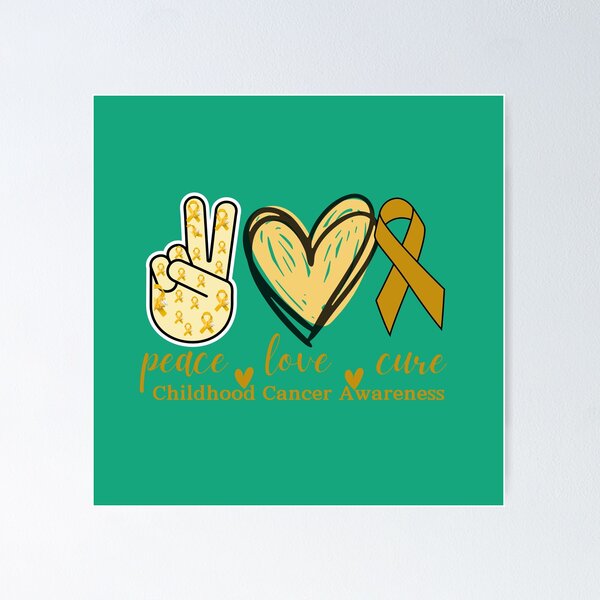 Item preview, Childhood Cancer Awareness Shirt - Gold Ribbon Support Tee for Pediatric Cancer designed and sold by TrebdoraCrafts.