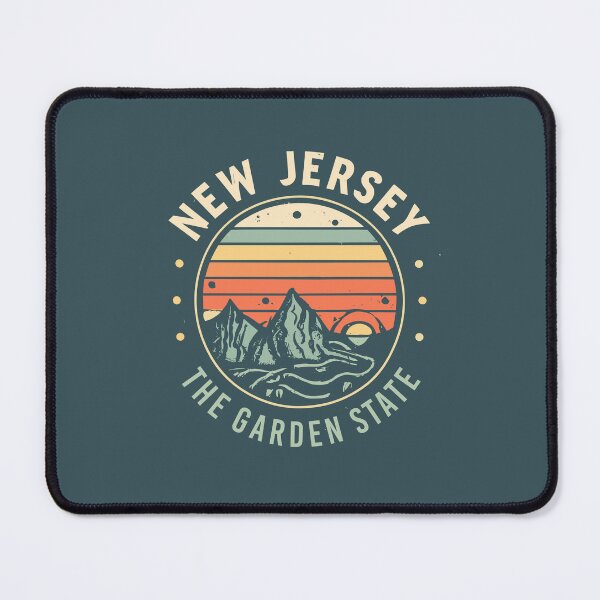 Item preview, New Jersey - Vintage Sunset - Travel Badge designed and sold by Amazing States of America.