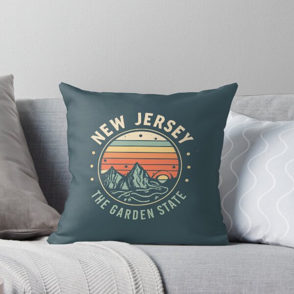 Item preview, New Jersey - Vintage Sunset - Travel Badge designed and sold by Amazing States of America.