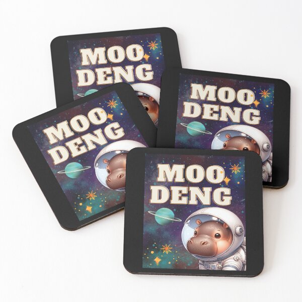 Item preview, Moo Deng the Astronaut Hippo designed and sold by GorinART.