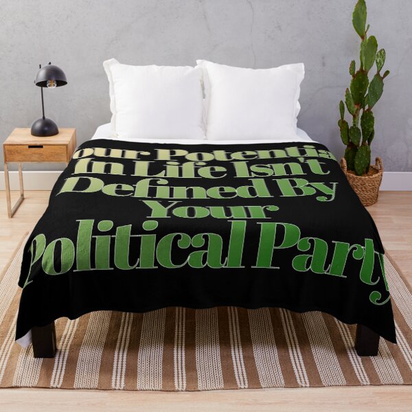 Item preview, Your Potential In Life Isn't Defined By Your Political Party - Inspirational Quote designed and sold by signshirtz.