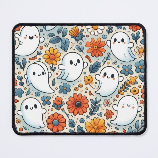 Item preview, Floral Happy Spooky Ghost designed and sold by DeeCeeFashion.