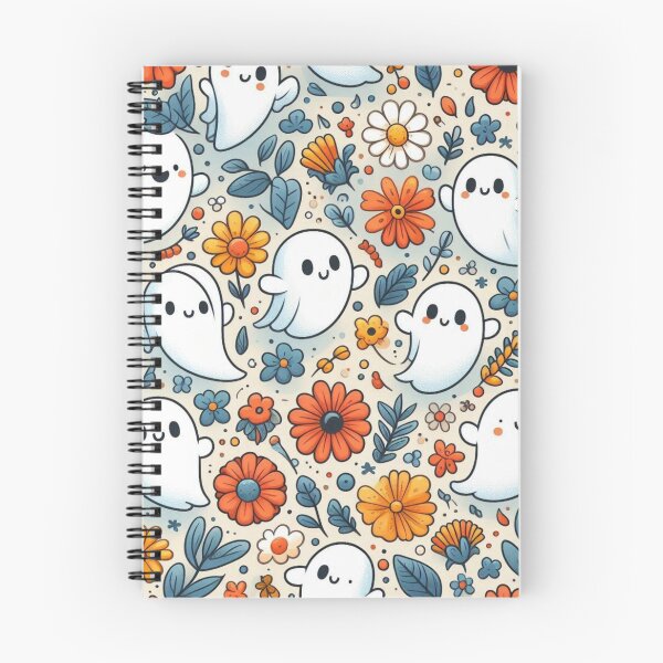 Item preview, Floral Happy Spooky Ghost  designed and sold by DeeCeeFashion.