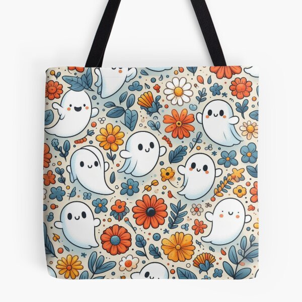 Item preview, Floral Happy Spooky Ghost  designed and sold by DeeCeeFashion.