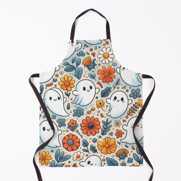 Item preview, Floral Happy Spooky Ghost  designed and sold by DeeCeeFashion.