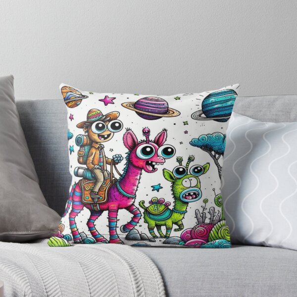 Item preview, falcon88 "Alien Wildlife Safari with Fantasy Creatures (Doodle Style) designed and sold by Imaginarium of Chaos falcon88 .