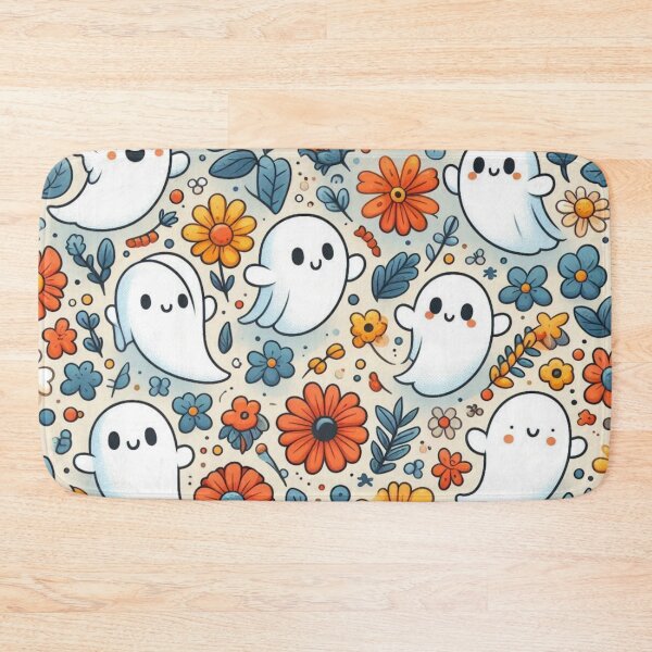 Item preview, Floral Happy Spooky Ghost  designed and sold by DeeCeeFashion.