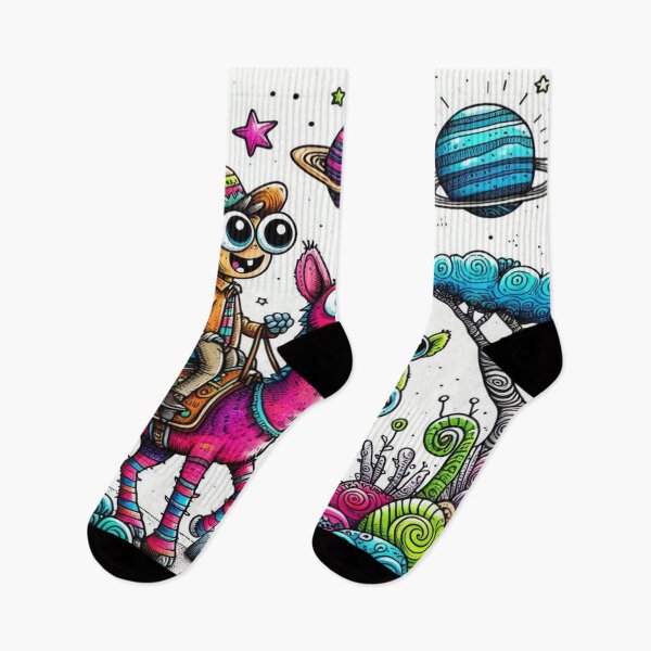 Item preview, falcon88 "Alien Wildlife Safari with Fantasy Creatures (Doodle Style) designed and sold by Imaginarium of Chaos falcon88 .