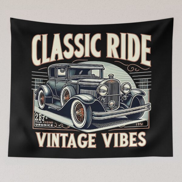Item preview, Vintage Car T-shirt designed and sold by CreativeFlux.