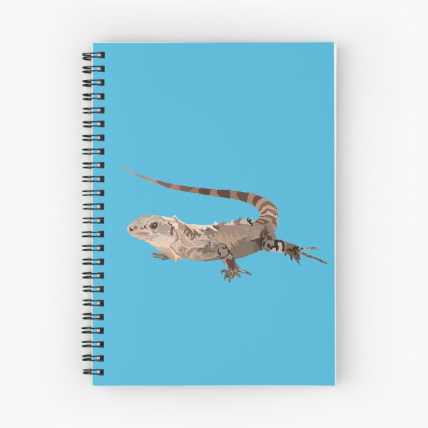 Item preview, U is for Utilia Spiny Tailed Iguana,Utila Spiny-Tailed Iguana Illustration – Rare and Distinctive Caribbean Reptile Artwork designed and sold by PrettylittlepastelUk.