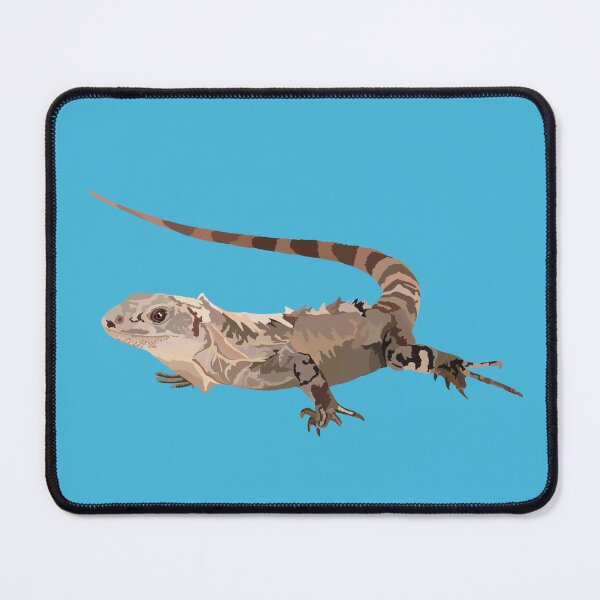 Item preview, U is for Utilia Spiny Tailed Iguana,Utila Spiny-Tailed Iguana Illustration – Rare and Distinctive Caribbean Reptile Artwork designed and sold by PrettylittlepastelUk.