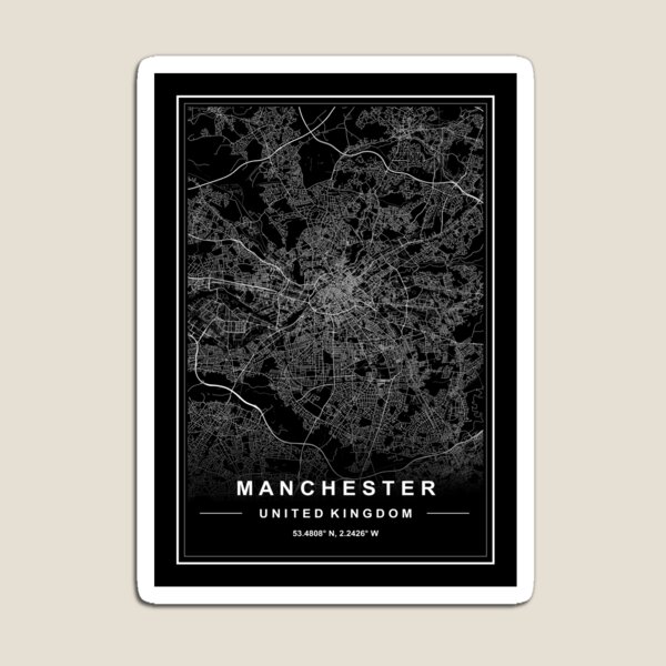 Item preview, Manchester Map designed and sold by SHAMPAIN-ART-CO.