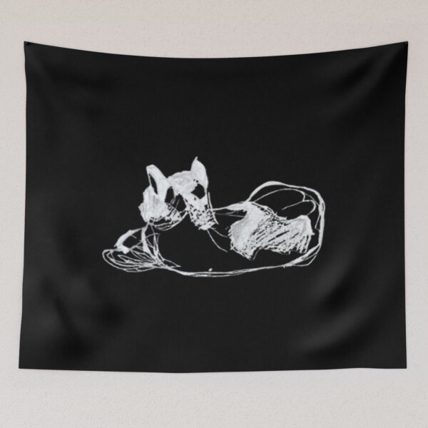 Item preview, (Large) Cat Sketch Black Back designed and sold by MNKARTS.