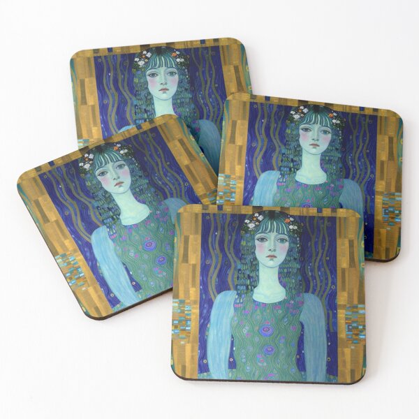 Item preview, Lady at Lili Pond Art designed and sold by TheDarkWardrobe.
