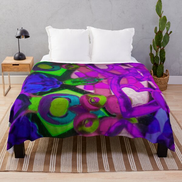 Item preview, Kaleidoscope/Abstracts/Modern Colorful Images Vivid Kaleidoscope Abstracts Modern Art Jigsaw Puzzle, Decorate Your Home With Wall Art, Metal Art, Clock, Comforter, Throw Blanket, Throw Pillow designed and sold by MoreEZUSA-Here.