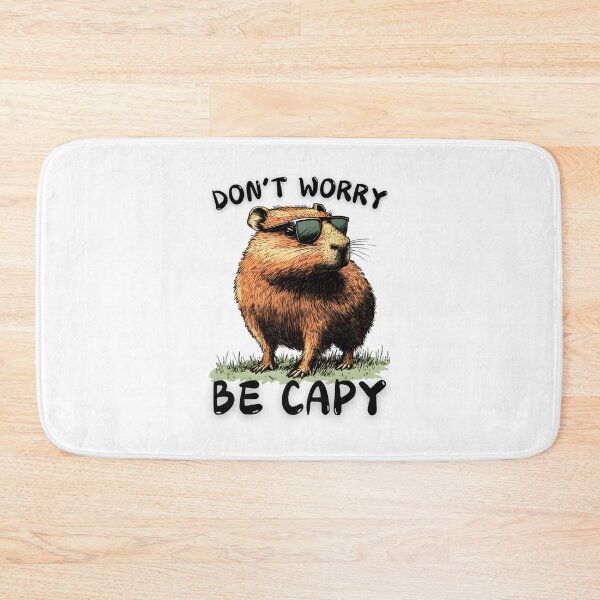 Item preview, Funny Capybara  Saying Don't Worry Be Capy Saying Rodent Animal Gift designed and sold by Style4You24.