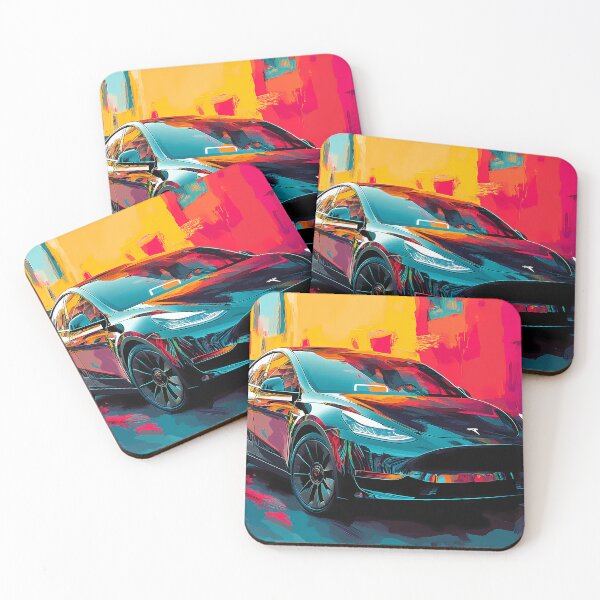 Item preview, Tesla Model Y II  -  Pop Art designed and sold by AutoPopStudio.