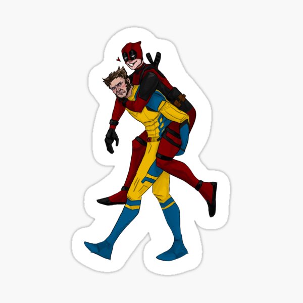 Item preview, deadpool and wolverine designed and sold by tea312.