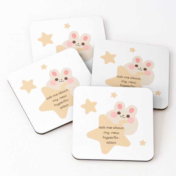 Item preview, Ask me about my new hyperfixation | ADHD cute illustration | AuDHD | Neurodivergent designed and sold by NeurodiverseTea.
