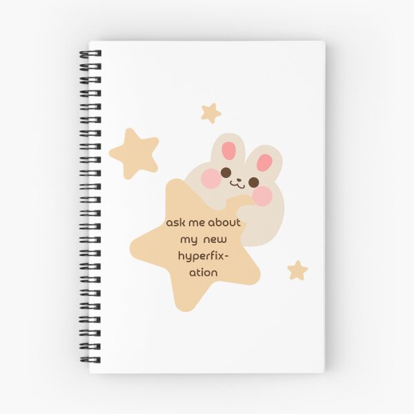 Item preview, Ask me about my new hyperfixation | ADHD cute illustration | AuDHD | Neurodivergent designed and sold by NeurodiverseTea.