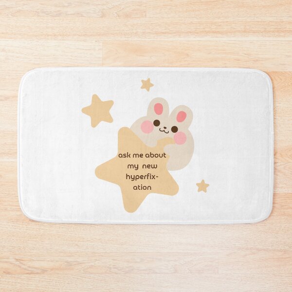 Item preview, Ask me about my new hyperfixation | ADHD cute illustration | AuDHD | Neurodivergent designed and sold by NeurodiverseTea.