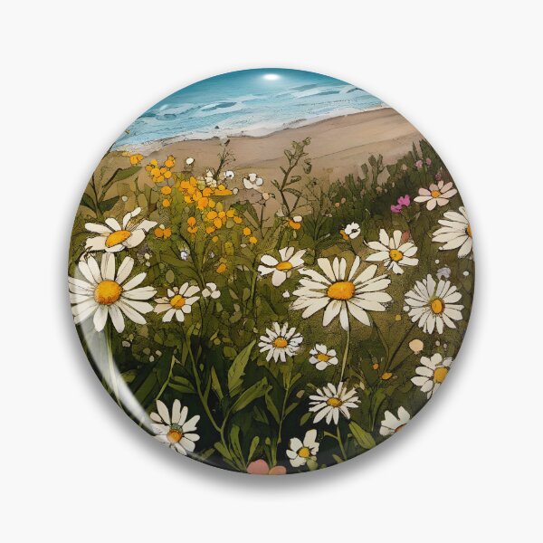 Item preview, Cottagecore Wildflowers Coastal Boho Style Countryside 3 of 4 designed and sold by Beachy.