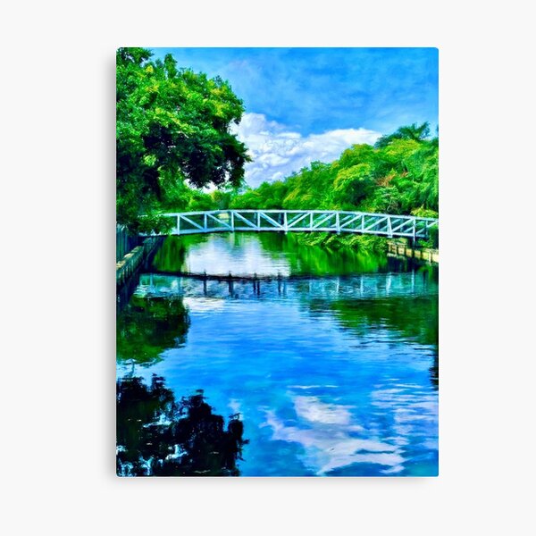 Item preview, Bridge Over Clear Blue Waters designed and sold by Pamela Storch.