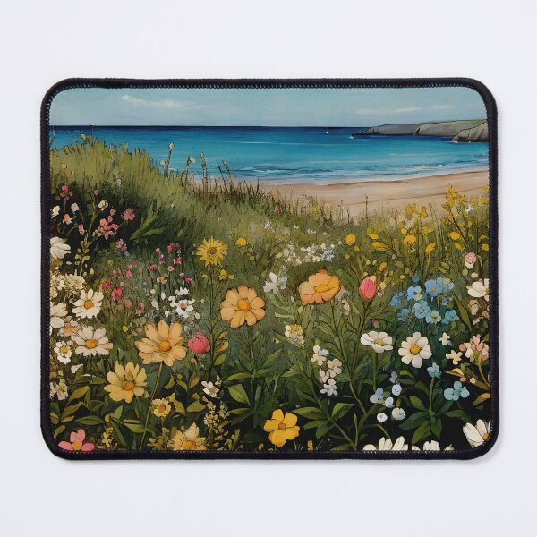 Item preview, Cottagecore Wildflowers Coastal Boho Style Countryside 4 of 4 designed and sold by Beachy.