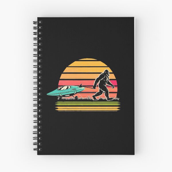 Item preview, Bigfoot Dragging Alien Ship designed and sold by Myra365Art.