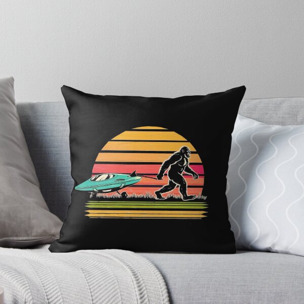 Item preview, Bigfoot Dragging Alien Ship designed and sold by Myra365Art.