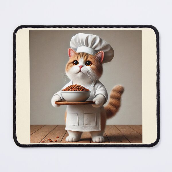 Item preview, Chef Whiskers - The Feline Gourmet designed and sold by WheelieGdArt.