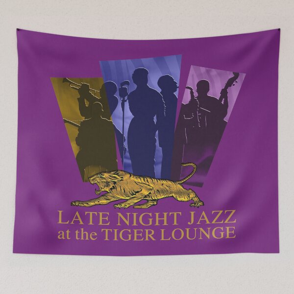 Item preview, Late Night Jazz at the Tiger Lounge designed and sold by TIGERDAVER.