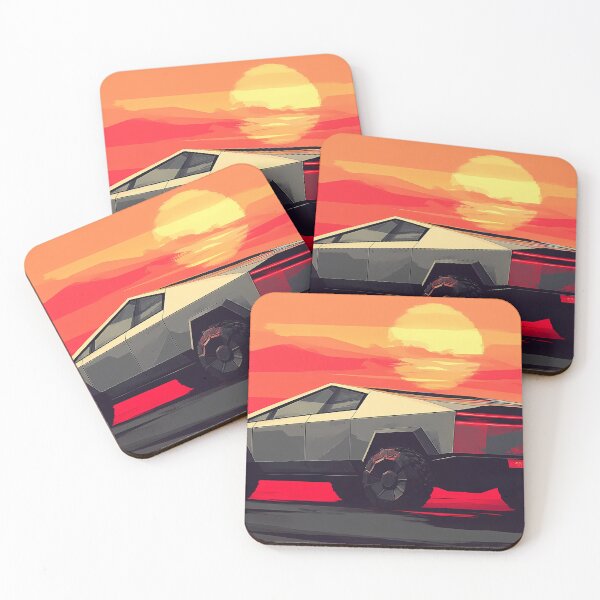 Item preview, Tesla Cybertruck II  -  Pop Art designed and sold by AutoPopStudio.