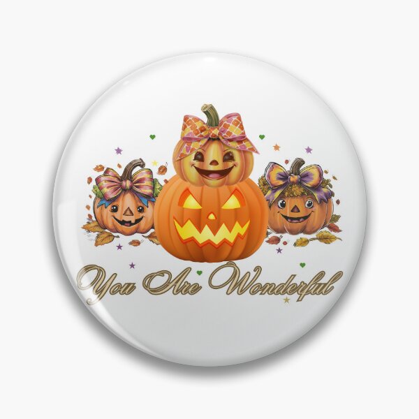 Item preview, You Are Wonderful Pumpkin  Coquette Bow Female Design designed and sold by Raise2Shine.