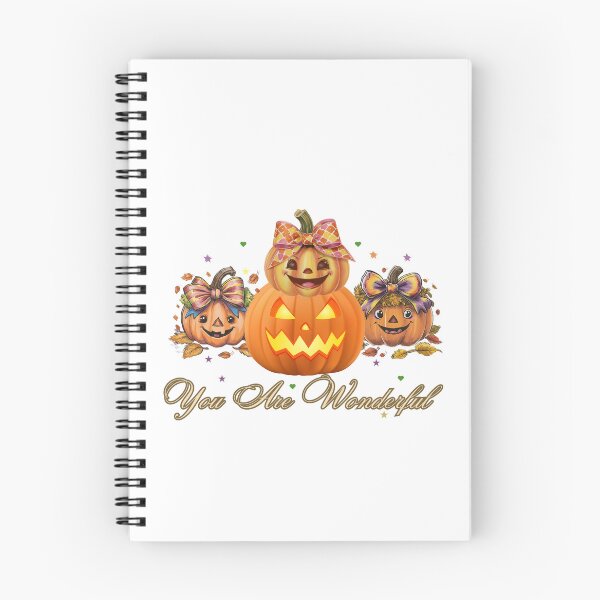 Item preview, You Are Wonderful Pumpkin  Coquette Bow Female Design designed and sold by Raise2Shine.