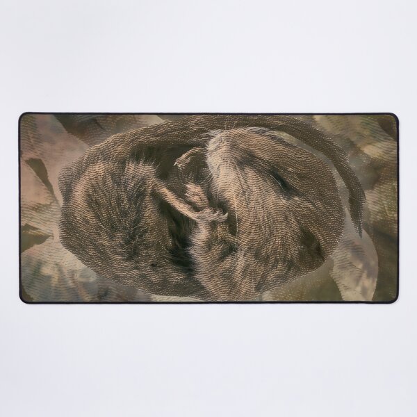 Item preview, Dormouse Sleeping Woodland Wildlife Digital Collage designed and sold by SoulscapeStudio.