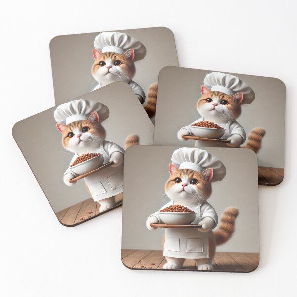 Item preview, Chef Whiskers - The Feline Gourmet designed and sold by WheelieGdArt.