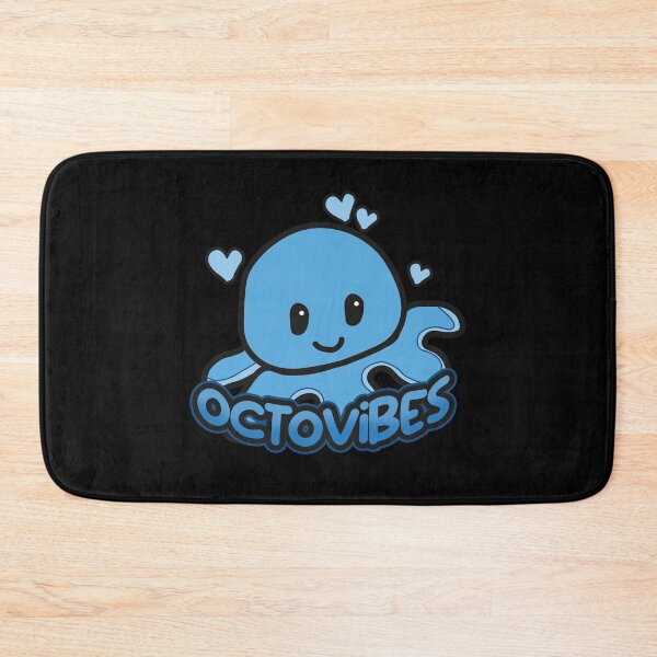 Item preview, Octovibes Happy Cute Blue Octopus Plushie designed and sold by SleekVisuals.