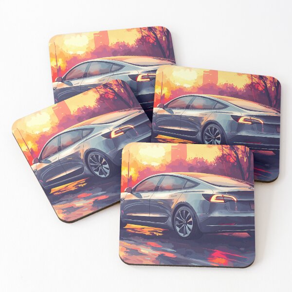 Item preview, Tesla Model 3 III  -  Pop Art designed and sold by AutoPopStudio.