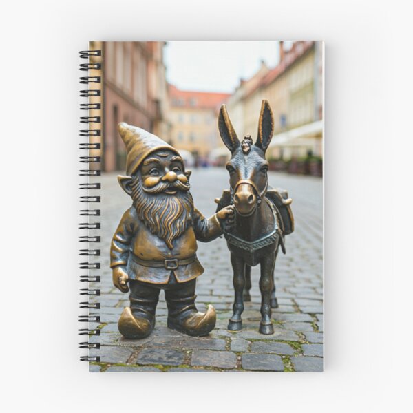 Item preview, Thinking of Wroclaw - Gnome With Donkey designed and sold by Purrfecta.