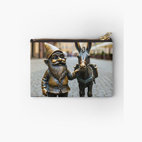 Item preview, Thinking of Wroclaw - Gnome With Donkey designed and sold by Purrfecta.