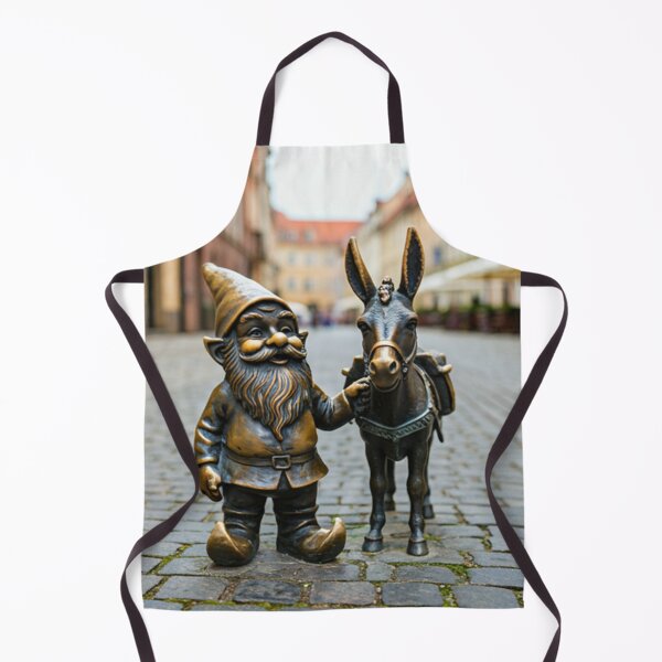 Item preview, Thinking of Wroclaw - Gnome With Donkey designed and sold by Purrfecta.