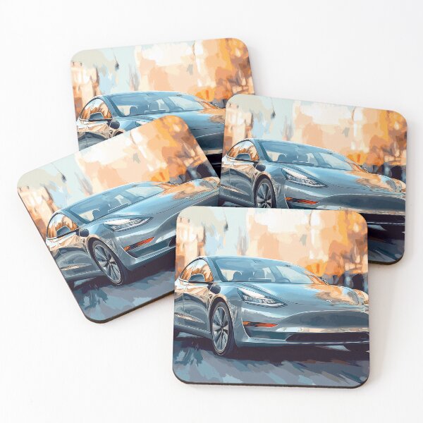 Item preview, Tesla Model 3 IV  -  Pop Art designed and sold by AutoPopStudio.